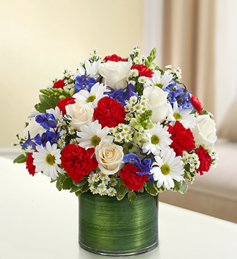 Cherished Memories - Red - White & Blue