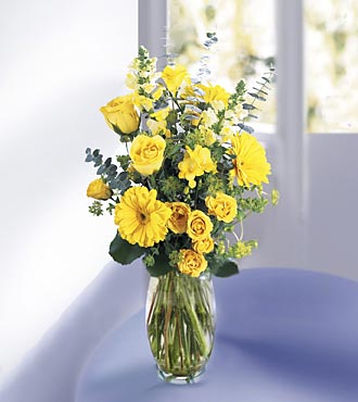 The FTD At Peace Bouquet Yellow