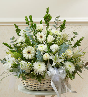 White Sympathy Basket